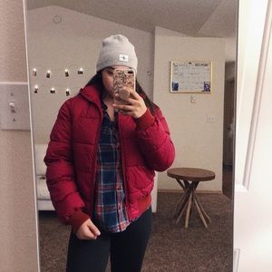 Red Puffer Jacket